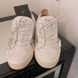 Giuseppe Zanotti Iridescent Glitter Sneakers